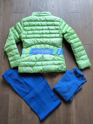 Piumino oca verde geospirit - piumino,